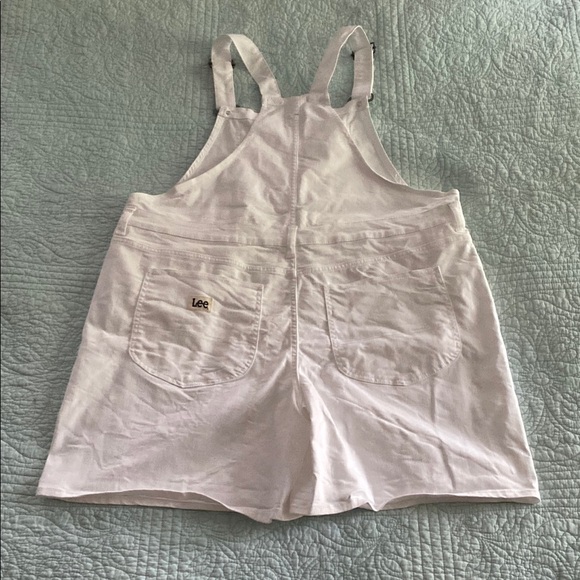 Lee Women's White Denim Overalls - Picture 6 of 6
